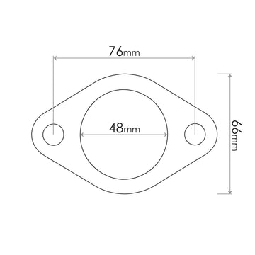 Redback Flange Gasket for Mazda, Daihatsu, Subaru, Ford, Citroen, Porsche & Saab - Brixton 4x4 - Buy Online Now!